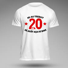 210 astăzi îţi urăm o zi plină de fericire, linişte şi momente de neuitat. Tricou La Multi Ani Mi Au Trebuit 20 De Ani Cadouri Personalizate