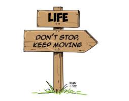 After the turbulence, life goes