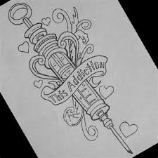 Here are 18 free coloring pages for adults (that means you!) to download. Meth Syringe Tattoo Drawings Shefalitayal