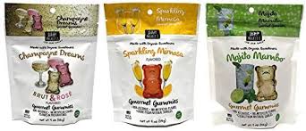 Project 7 Non Alcoholic Gourmet Cocktail Flavored Gummies Cocktail Inspired Gummy Candy 4 Ounce Bags Mimosa Mojito And Ch Gummy Candy Non Alcoholic Flavors