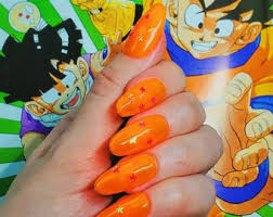 • #nails #acrylicnails #coffinnails #coffinnailshape #coffinshapenails… Dragon Ball Acrylic Etsy