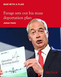 In an Oxfordshire aircraft hanger, Nigel Farage finally unveiled his  party's long-awaited deportations strategy. For six weeks, asylum and small  boats has dominated the airwaves. Now, after a successful summer offensive,  Farage