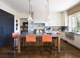 The tufted seat connects to an island, so company is always close to the chef. Plan Your Kitchen Island Seating To Suit Your Family S Needs