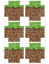 Mini coloring book (see printables below to make your own) ********free printables********. Grass Minecraft Block Template Printable Pdf Download