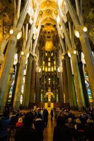 A massive gothic revival church. Free Photo Sagrada Familia Inside Barcelona Cathedral Church Free Download Jooinn