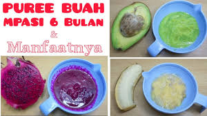 Anda bisa mulai memberikan mpasi untuk bayi berupa buah atau sayur. Puree Buah Mpasi 6 Bulan Makanan Selingan Mpasi Puree Buah Youtube
