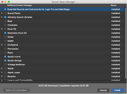 Manage Logic Pro Content Apple Support