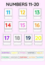A group of twenty units may also be referred to as a score. Numbers 11 20 Interactive Exercise For Primero De Primaria