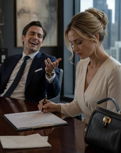 He Mocked His Wife While Signing Divorce Papers—Never Knowing She Was a Secret Trillionaire Heiress Nathan Holloway slid the divorce papers across the table and told Vivian to go back to being
