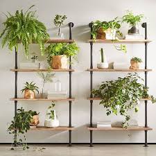 Want to know the easiest way to literally and figuratively elevate a plant? Conveyor Shelving Unit 192cm Plant Decor Plant Shelves Decor