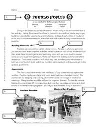 Using Text Features Worksheet Pueblos Text Features Worksheet Text Features Nonfiction Text Features