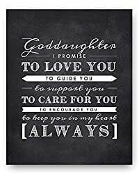 Sale price £ 65.00 gbp sale. 35 Goddaughter Baptism Gifts For Loving Godparents Giftunicorn