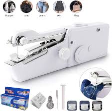 Wally's handheld sewing machine operates in a reverse fashion. Handheld Sewing Machine Mini Cordless Handheld Electric Sewing Machine Quick Handy Stitch For Fabric Clothing Kids Cloth Home Travel Use Lazada Ph