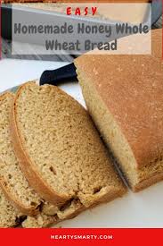 Easy Honey Whole Wheat Bread For The Bosch Recipe Bread Whole Wheat Bread Wheat Bread
