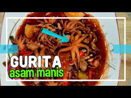 Caranya mudah dan bakal jadi rebutan! Resep Gurita Asam Manis Baby Octopus Ide Mas Gathan Youtube