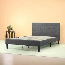 The unique feature on this platform bed is its individual wood slat holders, instead of relying on tape each wood slat gets its own compartment to. Zinus Shalini Upholstered Diamond Stitched Platform Bed I Https Www Amazon Com Dp B01 Platform Bed Mattress Queen Upholstered Bed Upholstered Platform Bed