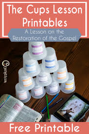 In that time i started to make more and more lds items, especially prints. The Cups Lesson Printables And The Restoration Of The Gospel Chicken Scratch N Sniff