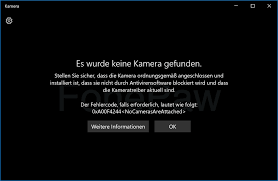 Check spelling or type a new query. Windows 10 Kamera App Funktioniert Nicht So Beheben