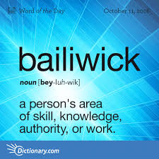 Dictionary Com S Word Of The Day Bailiwick A Person S Area Of Skill Knowledge Authority Or Work To Confine Suggestions Words Weird Words Uncommon Words