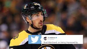 Share this for two players who find their career arcs so intertwined, brad marchand and patrice bergeron have ended up on the same side of history in different fashion. Marchand Had An Amazing Reply When Asked About Bergeron S 4 Goal Game Article Bardown
