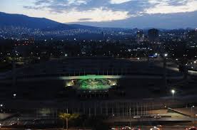 It is located within the foro italico spo. Estadio Olimpico Universitario Orgullo De La Unam Y De Mexico
