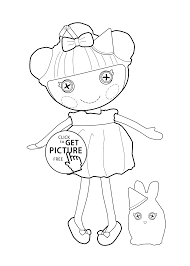 Lalaloopsy dolls are so cute and new and fun, and they're seeing the new generation through their doll phase. Download 315 Lalaloopsy S Coloring Pages Png Pdf File