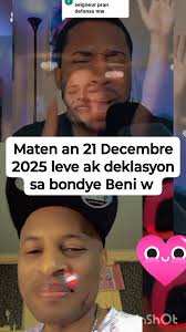 Maten an 21Decembre leve ak deklasyon sa #friendlyᥫᩣシ #haitianfacebook  #newyear #
