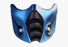 I originally got this mask to go with the mortal kombat costume that was also sold here, because the mask it came with was a simple rubber mask with a strap to go around the head and only covered the front half of the head. Sub Zero Mask Png Freetoedit Sub Zero Mask Png Transparent Png Transparent Png Image Pngitem