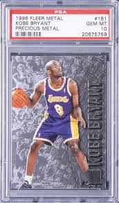 Find out which are the 13 most valuable in this guide! Lot Detail 1996 97 Fleer Metal Precious Metal 181 Kobe Bryant Rookie Card Psa Gem Mt 10