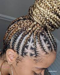 Braided Hairstyles Into A Bun Braided Hairstyles For Kenyan Ladies Black Braided Hairstyles Youtube Braided H Braided Hairstyles Hair Styles Bun Hairstyles