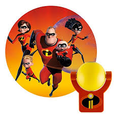 Projectables Disney Pixar Incredibles 2 Led Night Light Plug In Dusk To Dawn 41247 Brickseek