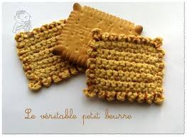 Petit Beurre Tuto Au Crochet Aliments En Crochet Fruits En Crochet Petit Beurre