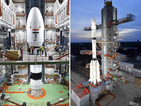 GSLV-F17 on the launchpad prior to lifting off with EOS-05, AI generated