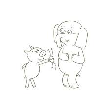 Elephant and piggie coloring pages free. Mo Willems Coloring Pages Elephant And Piggie Coloring Home