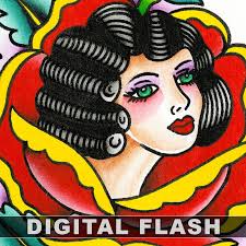 Eric Perfect Digital Tattoo Flash #01-#06