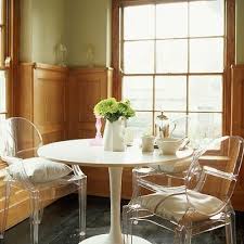 Tulip Table Ghost Chairs Eclectic Dining Room Louis Ghost Chair Ghost Chairs