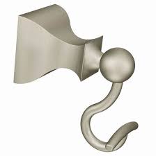 Moen yb5203ch wynford robe hook, chrome $21.39. Moen Bathroom Accessories Robe Hooks Nickel Tones Brushed Nickel Gray Hodges Downtown Knoxville West Knoxville Alco Sevierville