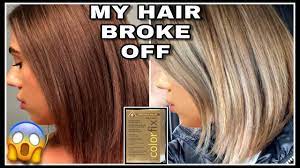 What is the best way to go back to my natural grey? Lighten Hair Without Bleach One N Only Colorfix Hair Color Remover Jenny On The Talk Youtube