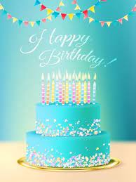 Pin By Ada On Auguri Birthday Cake With Candles Birthday Wishes Cake Happy Birthday Messages