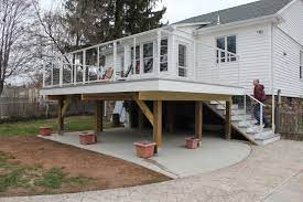 Nw aluminum offers the best aluminum railings in toronto, as well as in gta and nearby areas. Deck Replacement Done With Nexan Building Products Lockdry Decking And Cabinet Railings Concrete Pad Remodeling Contractors Aluminum Decking Building Systems