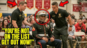 Two Guards Asked Black Marine to Leave His Son’s Graduation — Then Six  SEALs Silenced the Room