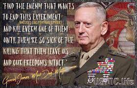 Marine corps quotes usmc quotes us marine corps quotes quotes crush quotes people quotes motivational quotes life quotes mad dog james mattis quotes general james mattis famous letters children's crusade marine general history meaning we are the mighty chain of command. Pin On Political Crap