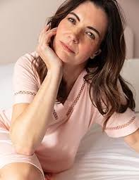 Cyberjammies 2137 Nora Rose Sally Short Sleeve Short Nightdress :  Amazon.co.uk: Fashion