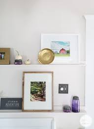 Find holiday wall art, tableware and ornaments featuring reindeers, christmas trees, holly and more. Diy Picture Ledge A Quick And Inexpensive Way To Decorate A Wall