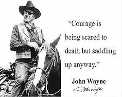 John wayne poster quote courage saddle up sp0174. John Wayne Courage Quote True Grit Autographed Photo Copy 8x10 Jw Q53 Ebay