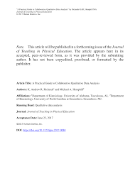 Completion of all other forms required by the dissertation office. Pdf A Practical Guide To Collaborative Qualitative Data Analysis