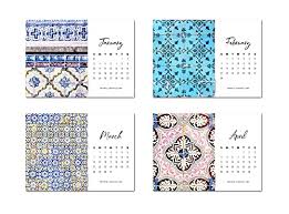 12 cute monthly designs to love! Amazon Com Portugal 2021 Desk Calendar Portuguese Tiles 5x7 Monthly Calendar 2021 Lisbon Travel Photography Calendar Handmade