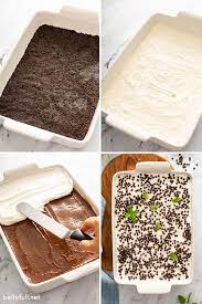 Who says lasagna has to be for dinner? Chocolate Lasagna Recipe Belly Full
