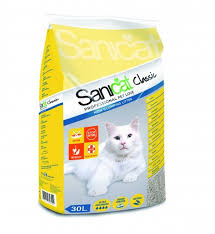 Sepiolit Sepiyolit Kedi Kumu Dogal Sivi Emici Sanicat Sanicat Classic Professional 30 L Tozsuz Antibakteriyel Kokusuz Dogal Kedi Kumu