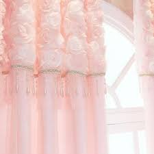 White bedroom curtains 54 long lace. Bedroom 2 Layer Curtain Treatments Decorative Valance 4 Prong Pinch Pleat Tulle Sheer Lace And Flower Curtains And Drapes 54 W X 95 L Pink Blackout Curtains